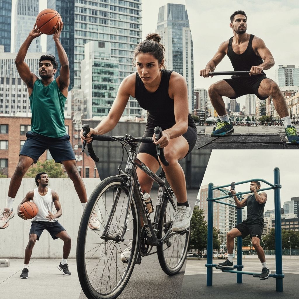 Various sports activities